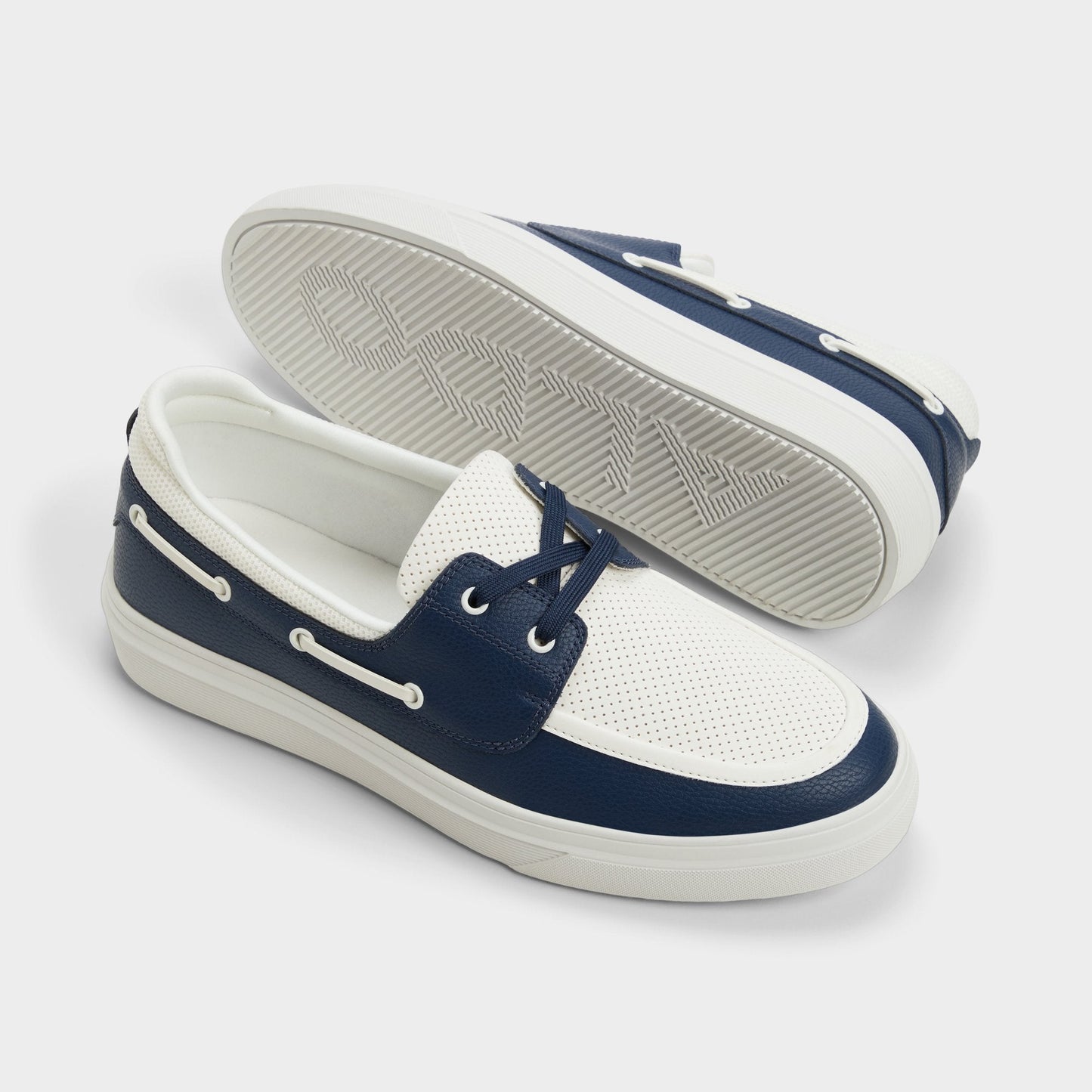 Wildwave White/Navy Men's Casual Shoes - Boat shoe | Aldo Exclusive