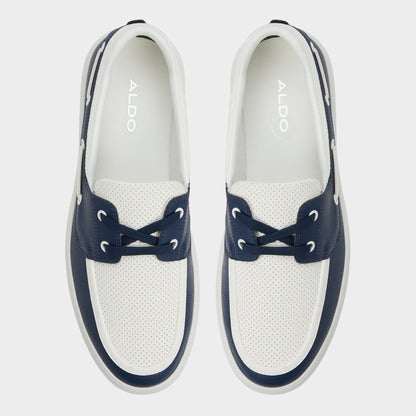Wildwave White/Navy Men's Casual Shoes - Boat shoe | Aldo Exclusive