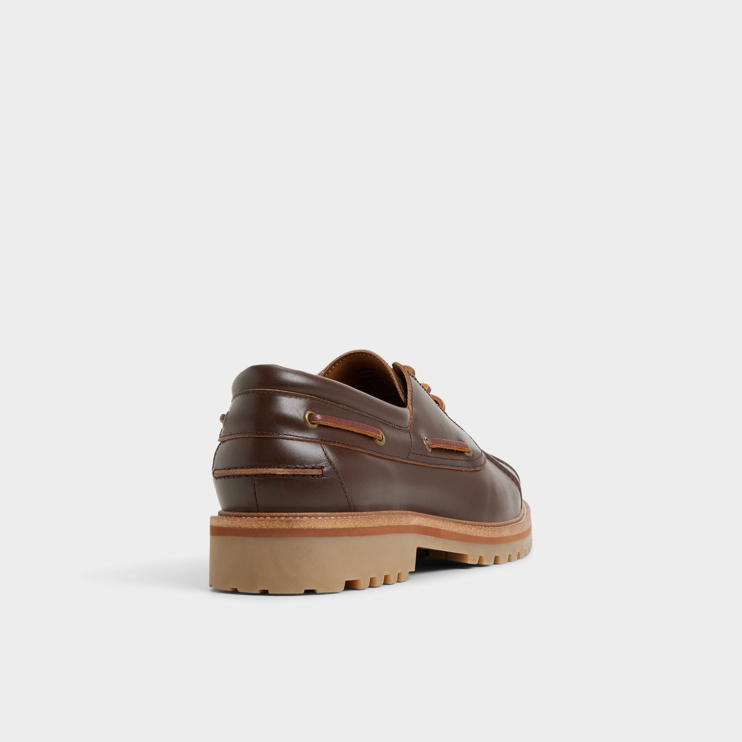 Finn in Medium Brown - Boat shoe, Lug sole | Aldo Signature
