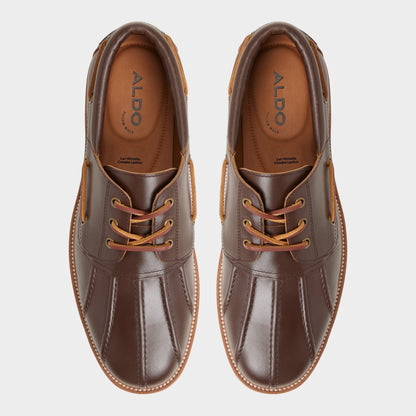 Finn in Medium Brown - Boat shoe, Lug sole | Aldo Signature
