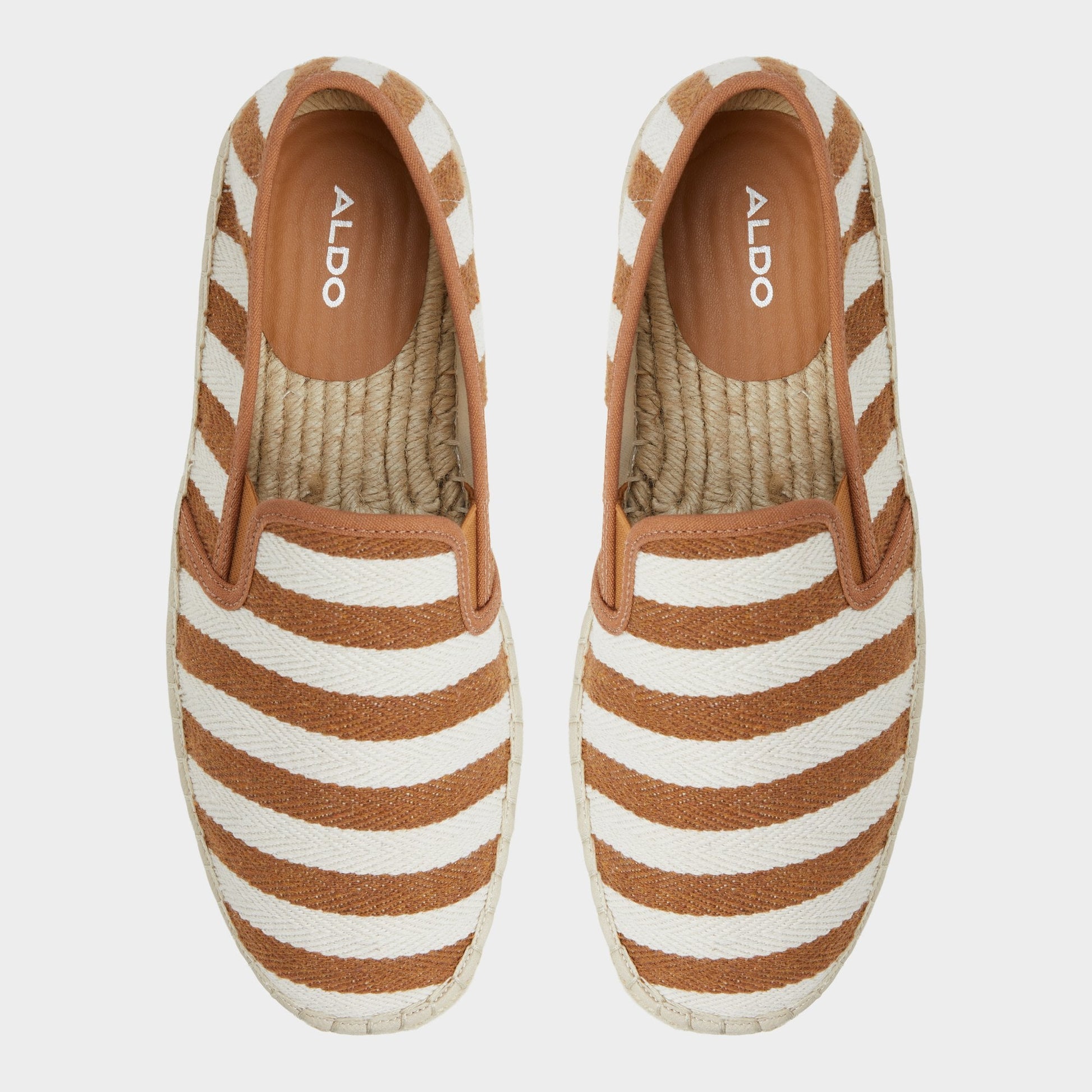 Johnney Cognac Textile Canvas Men's Espadrilles - Espadrille | Aldo Recommended