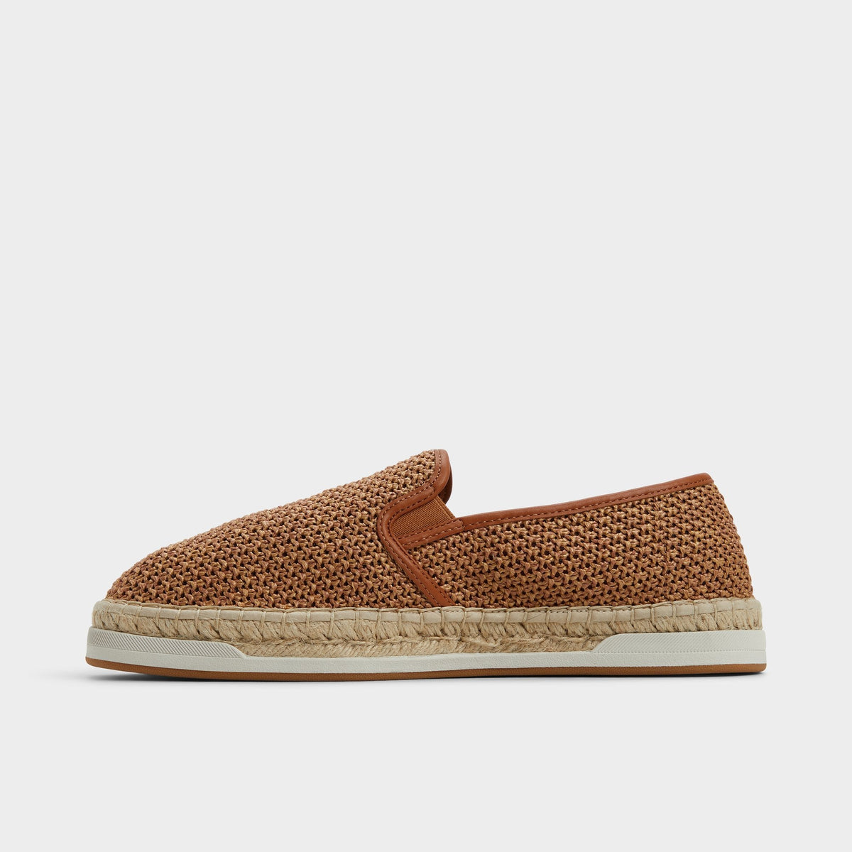 Johnney Cognac Textile Raffia Men's Espadrilles - Espadrille | Aldo Premium