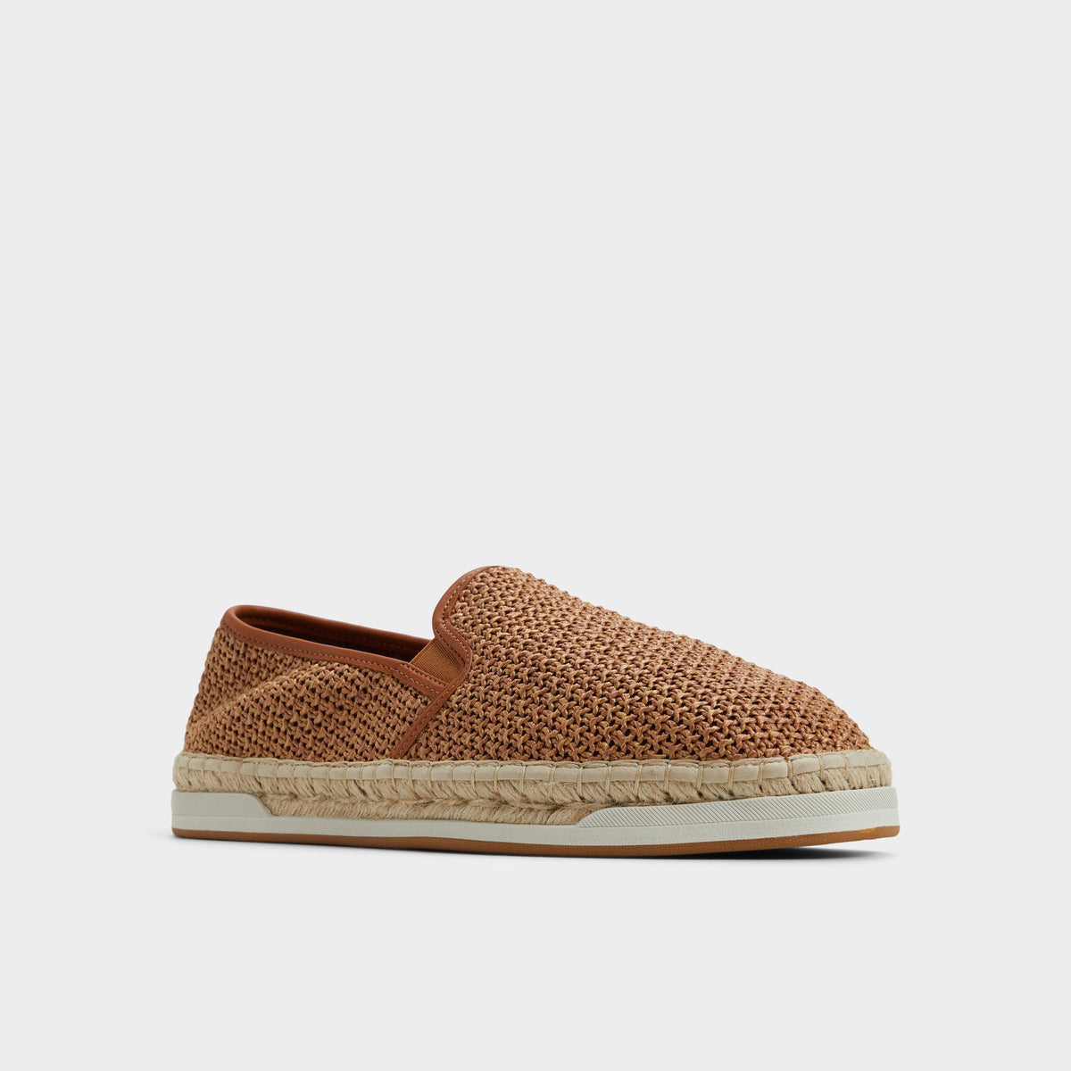 Johnney Cognac Textile Raffia Men's Espadrilles - Espadrille | Aldo Premium