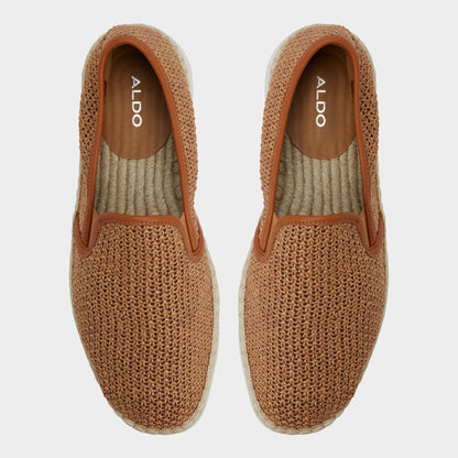 Johnney Cognac Textile Raffia Men's Espadrilles - Espadrille | Aldo Premium