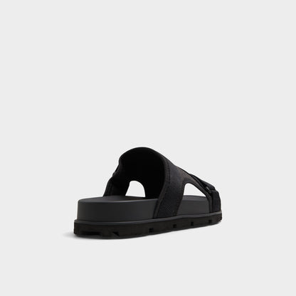 Deniels Open Black Men's Slides - Slide sandal | Aldo Signature