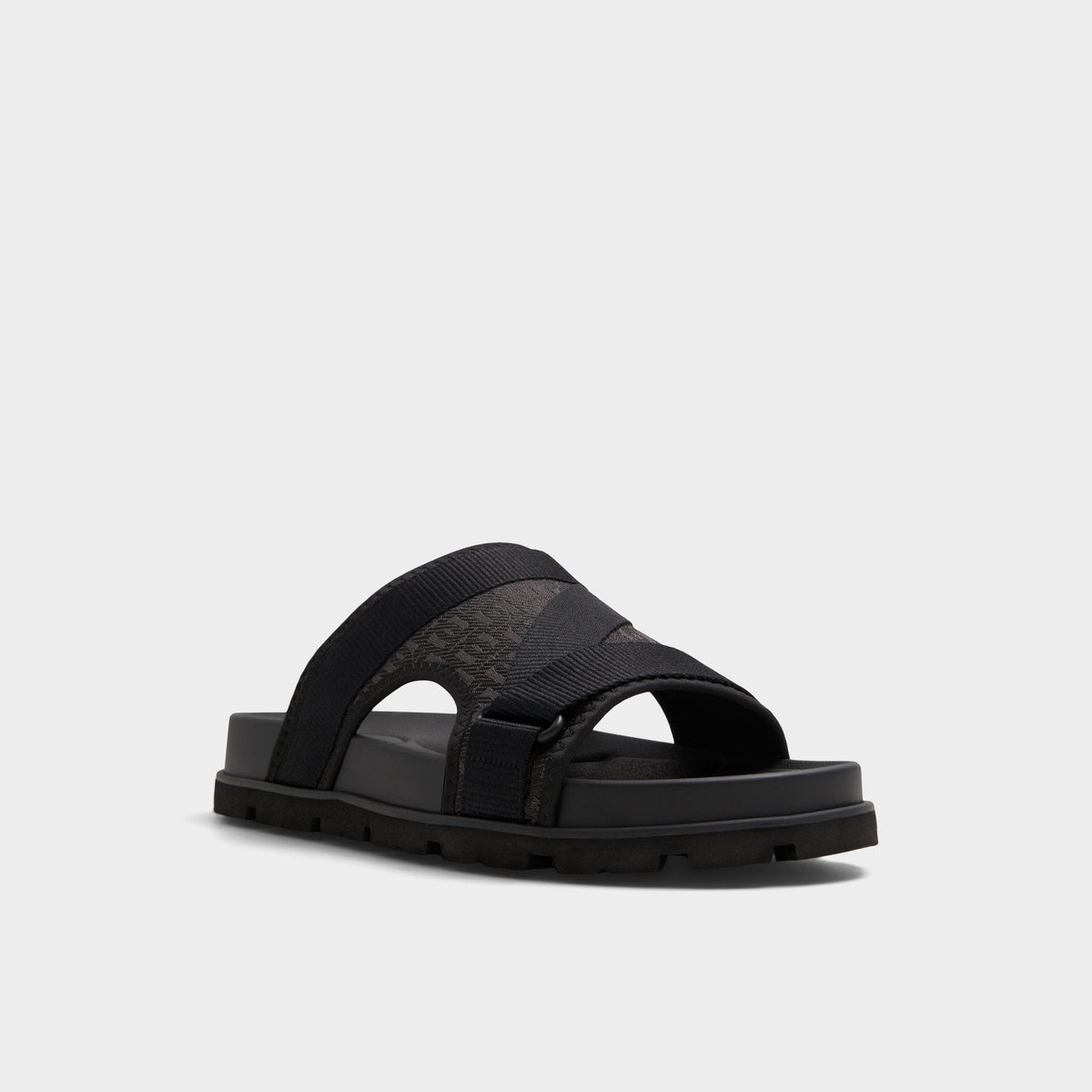 Deniels Open Black Men's Slides - Slide sandal | Aldo Signature