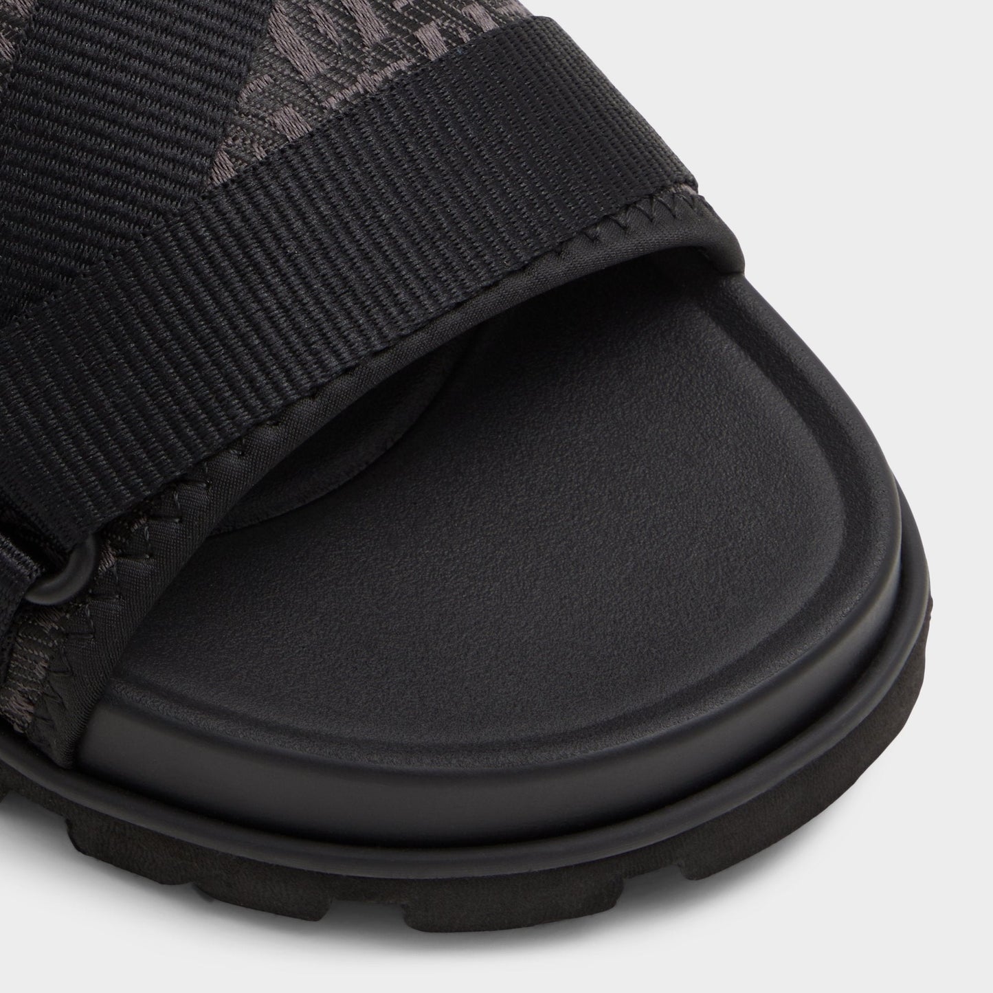 Deniels Open Black Men's Slides - Slide sandal | Aldo Signature