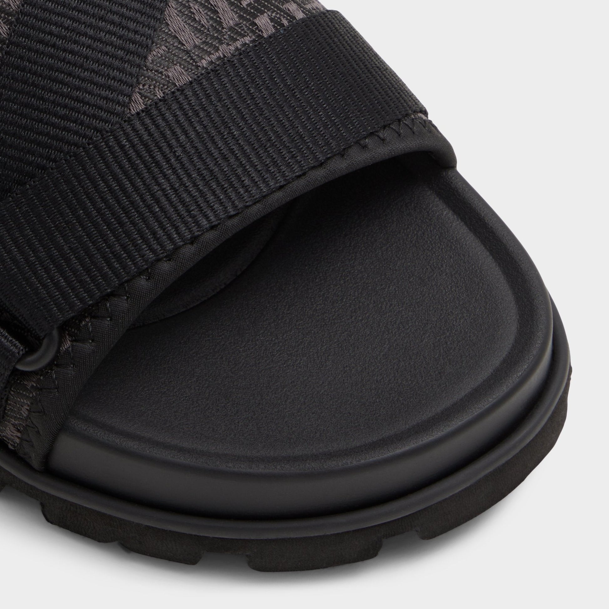 Deniels Open Black Men's Slides - Slide sandal | Aldo Signature