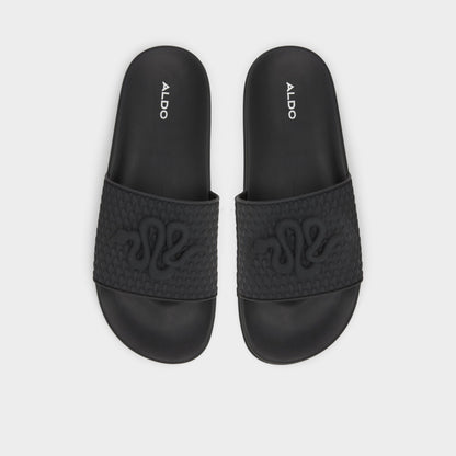 Kedau Black Men's Slides - Slide sandal | Aldo Classic