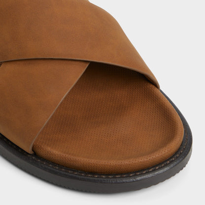 Marrin Cognac Men's Slides - Slide sandal | Aldo Exclusive