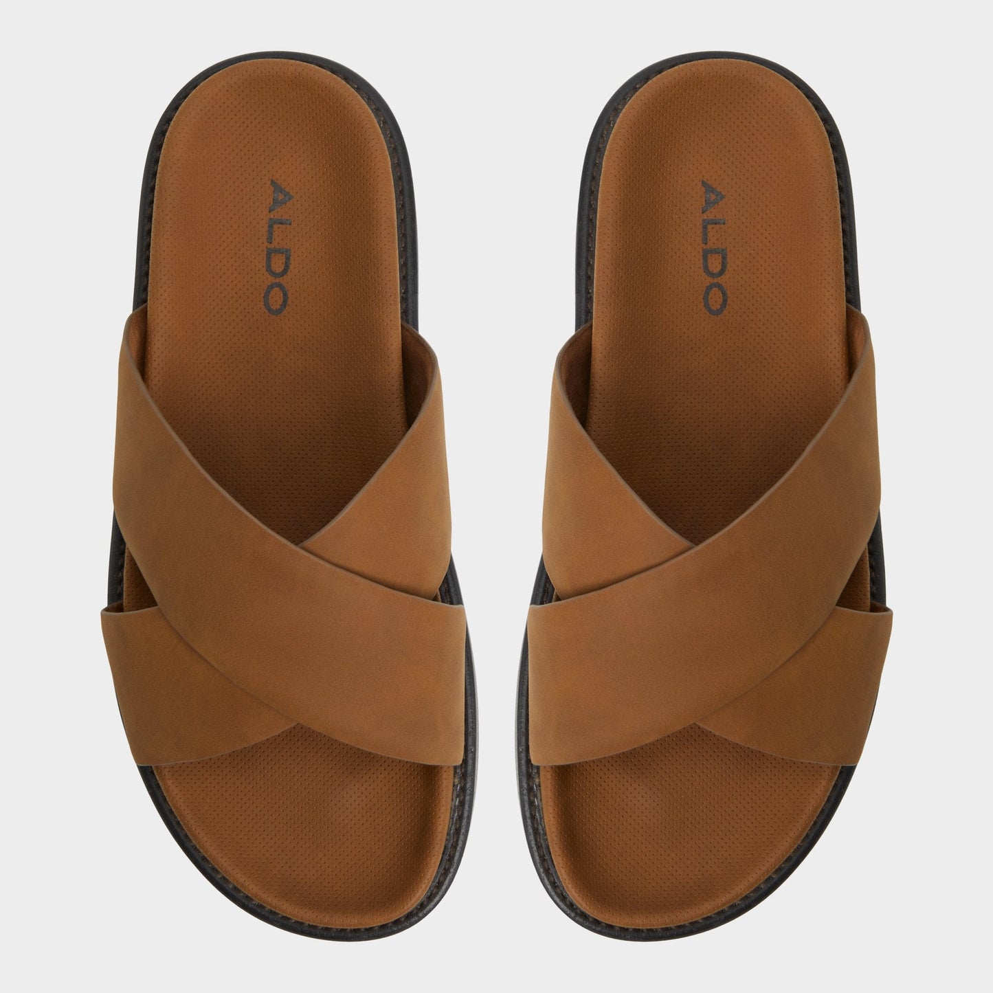 Marrin Cognac Men's Slides - Slide sandal | Aldo Exclusive