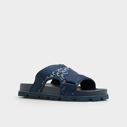 Deniels Other Navy Men's Slides - Slide sandal | Aldo Signature