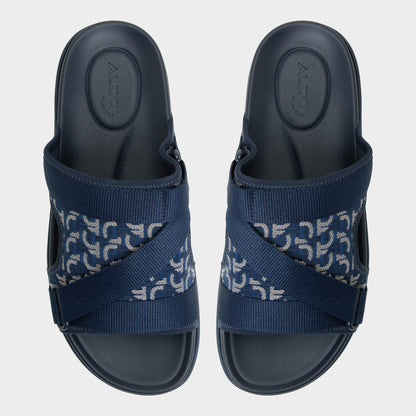 Deniels Other Navy Men's Slides - Slide sandal | Aldo Signature