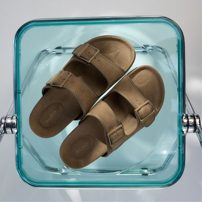 Sunnyside Light Brown Men's Slides - Slide sandal | Aldo Classic