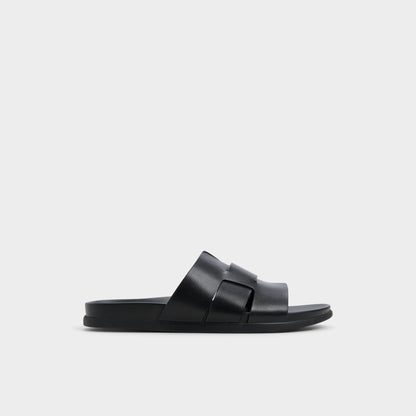 Padien Black Men's Sandals & Slides - Slide sandal | Aldo Essential