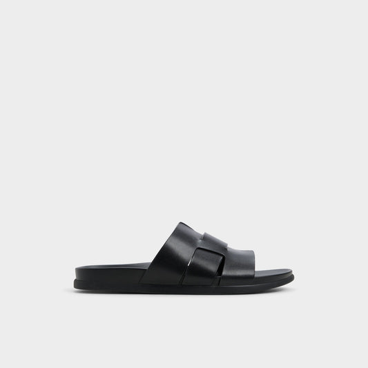 Padien Black Men's Sandals & Slides - Slide sandal | Aldo Essential