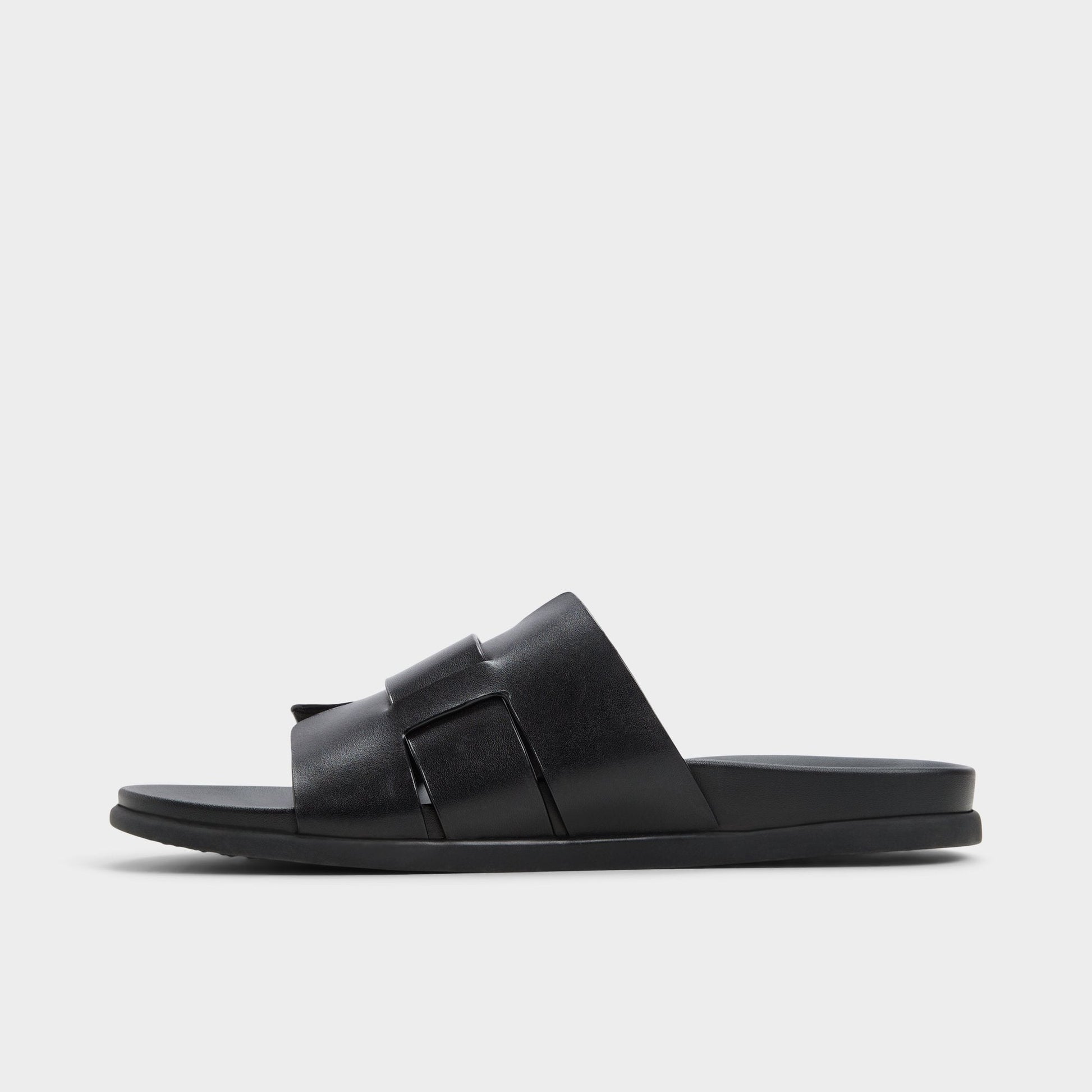 Padien Black Men's Sandals & Slides - Slide sandal | Aldo Essential