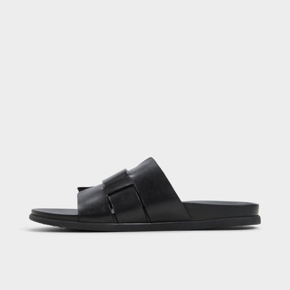 Padien Black Men's Sandals & Slides - Slide sandal | Aldo Essential