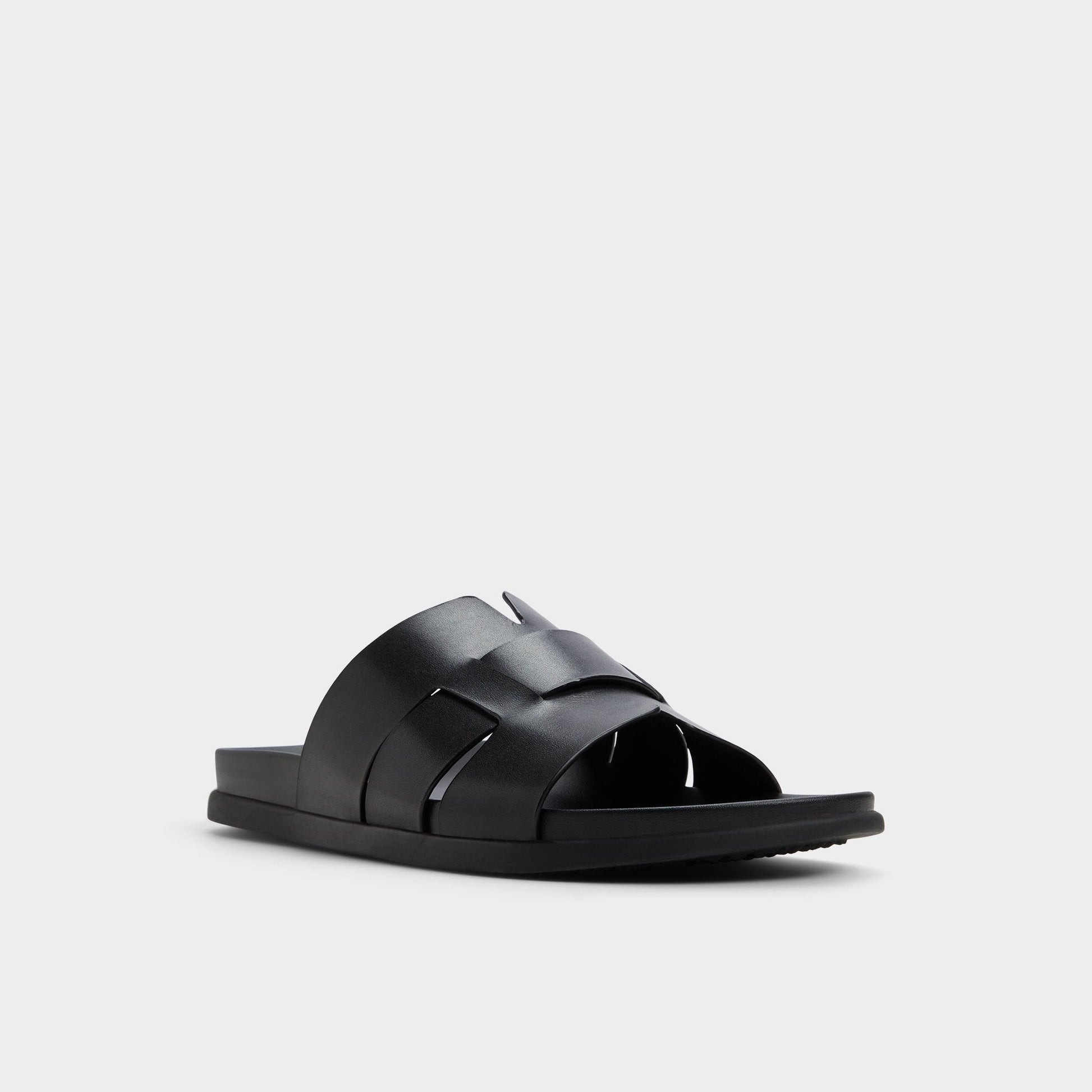 Padien Black Men's Sandals & Slides - Slide sandal | Aldo Essential