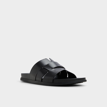 Padien Black Men's Sandals & Slides - Slide sandal | Aldo Essential