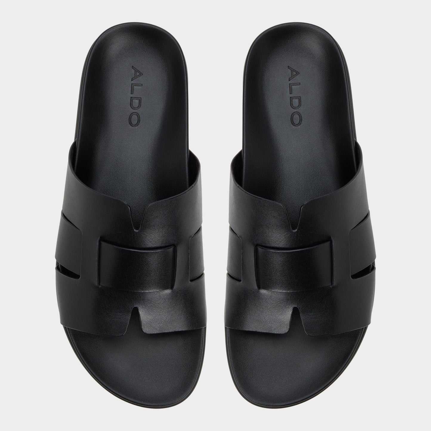 Padien Black Men's Sandals & Slides - Slide sandal | Aldo Essential