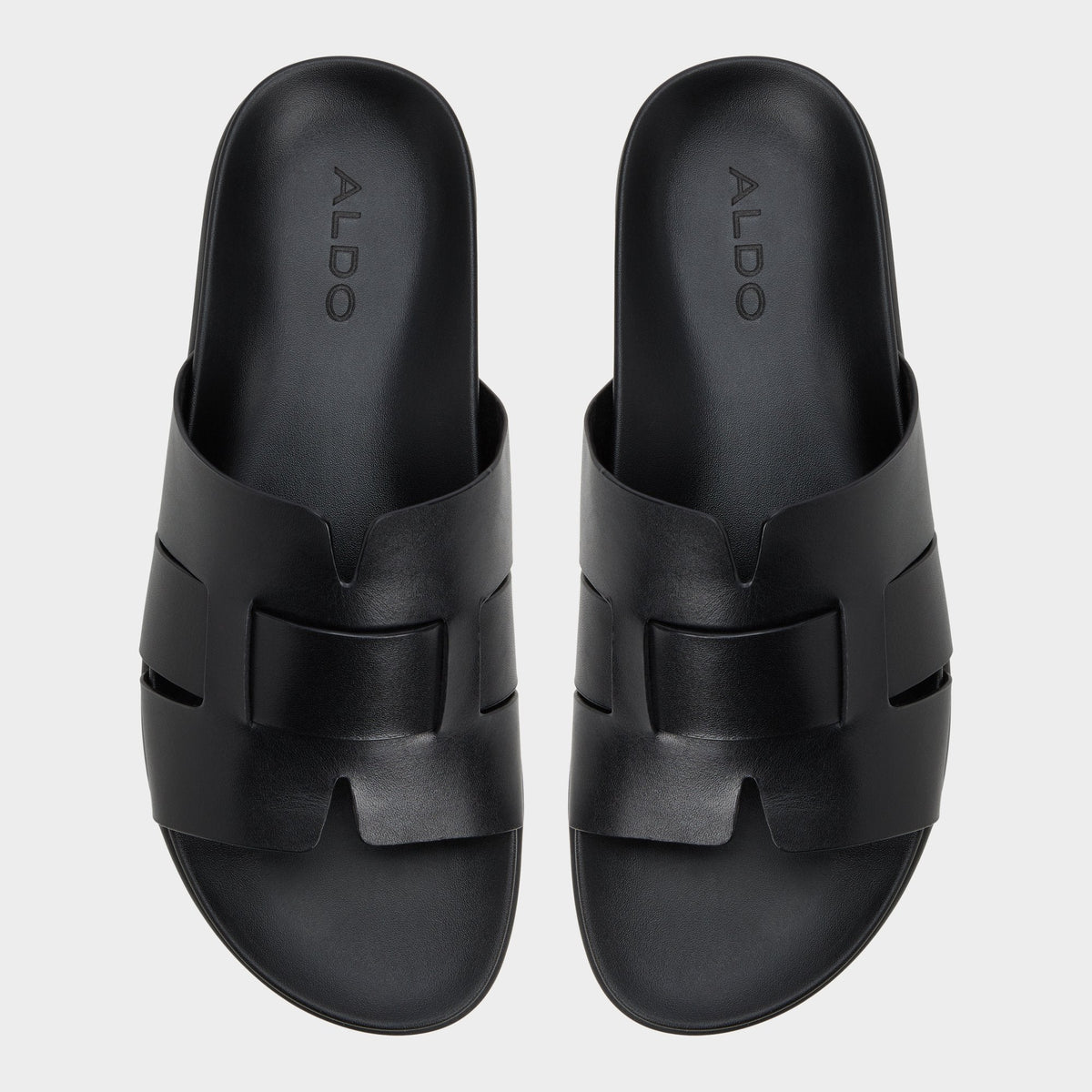 Padien Black Men's Sandals & Slides - Slide sandal | Aldo Essential