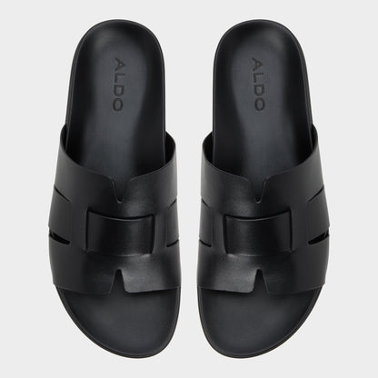 Padien Black Men's Sandals & Slides - Slide sandal | Aldo Essential