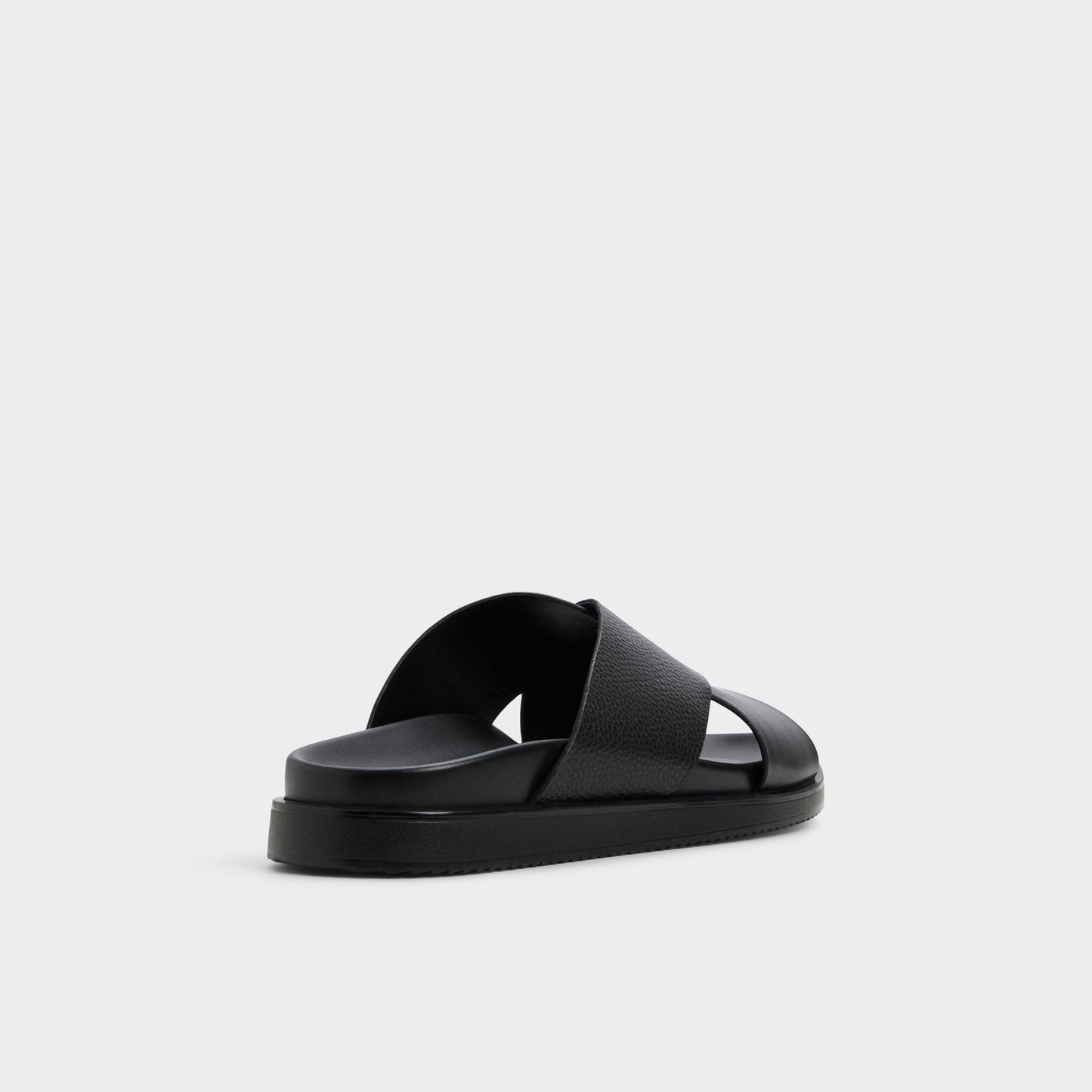 Darley Black Men's Sandals & Slides - Strappy flat sandal | Aldo Premium
