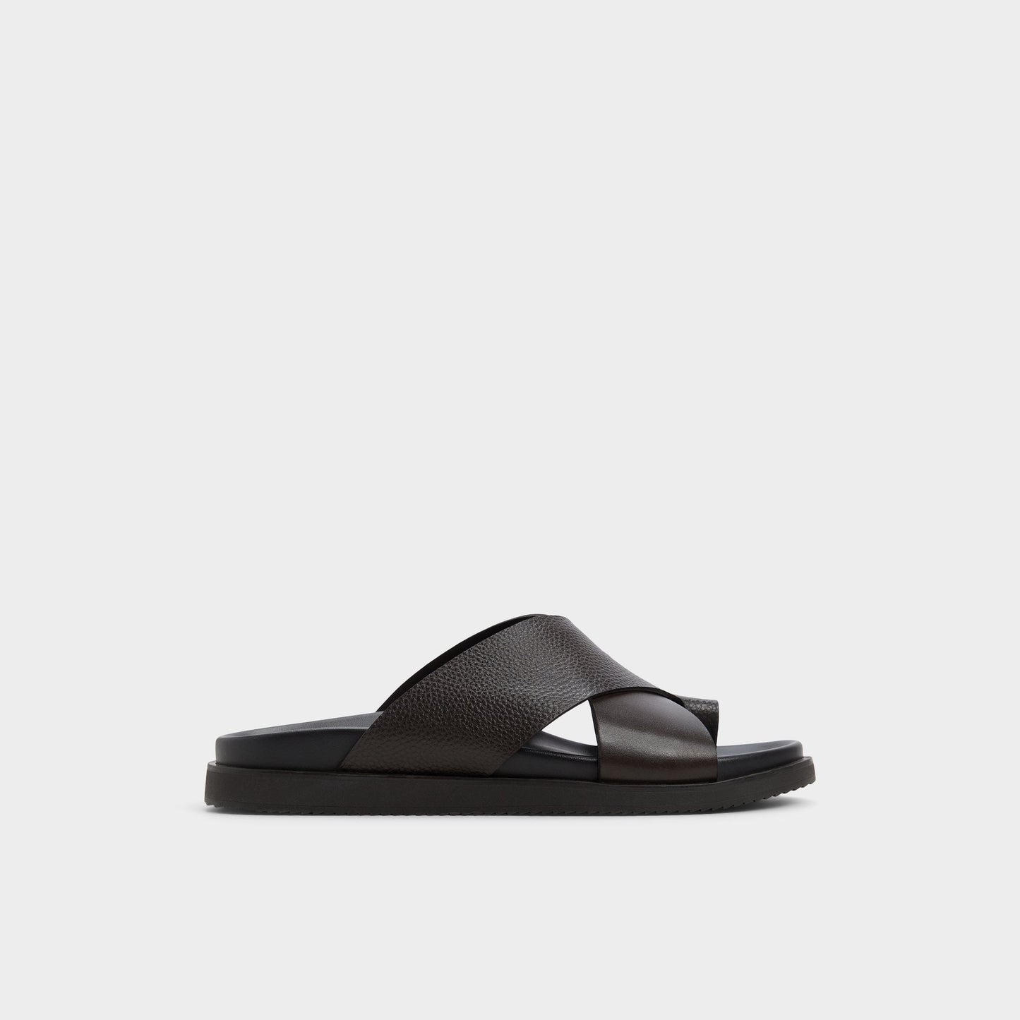 Darley Dark Brown Men's Sandals & Slides - Strappy flat sandal | Aldo Featured