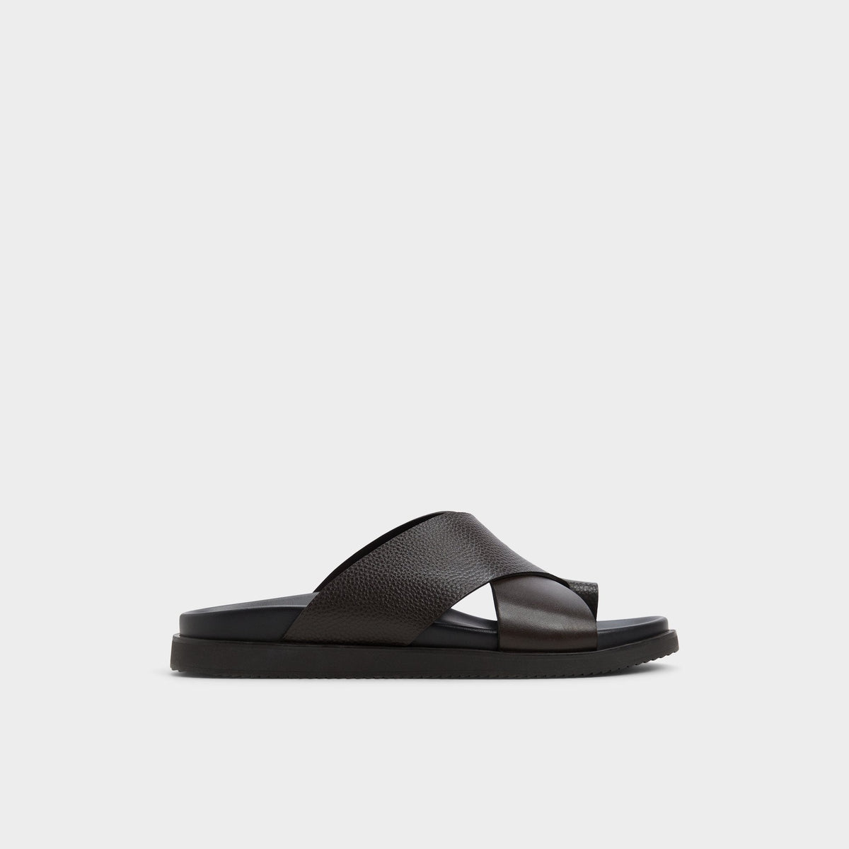 Darley Dark Brown Men's Sandals & Slides - Strappy flat sandal | Aldo Featured