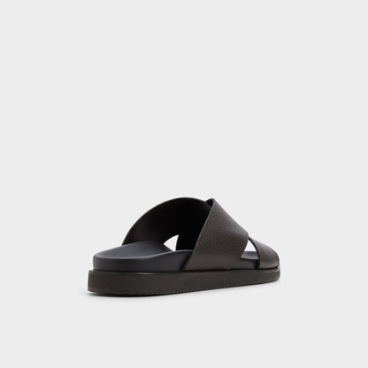 Darley Dark Brown Men's Sandals & Slides - Strappy flat sandal | Aldo Featured