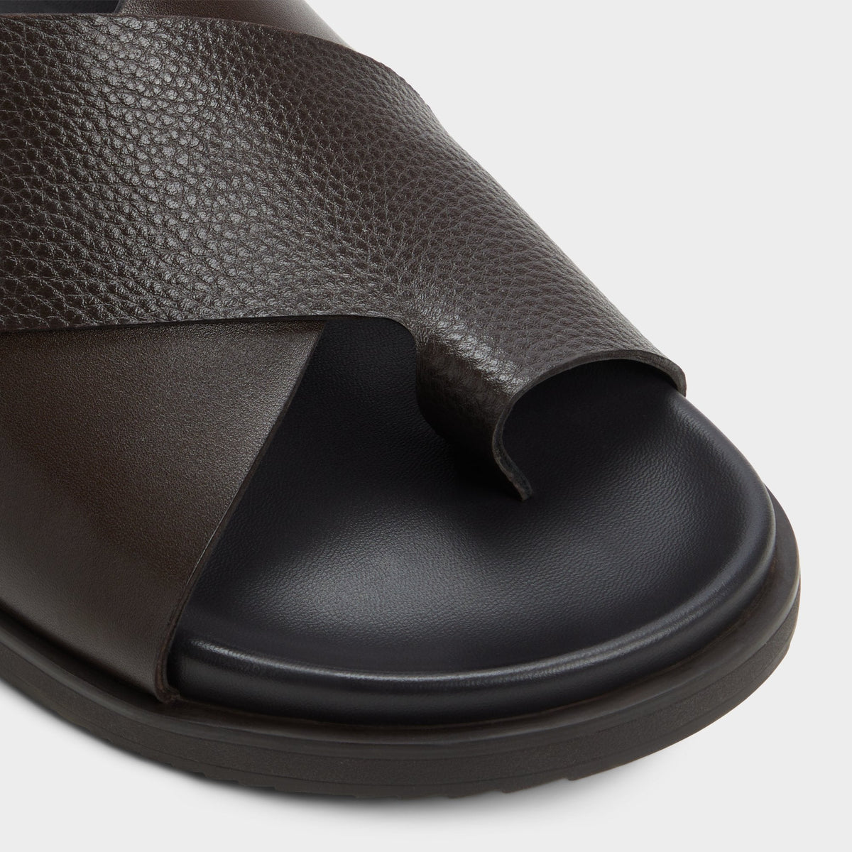 Darley Dark Brown Men's Sandals & Slides - Strappy flat sandal | Aldo Featured
