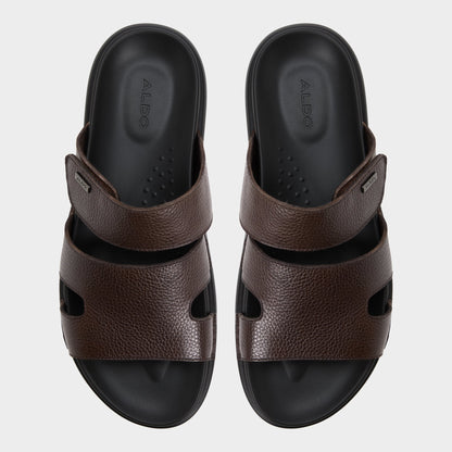 Windham Dark Brown Men's Sandals & Slides - Slide sandal | Aldo Best Seller