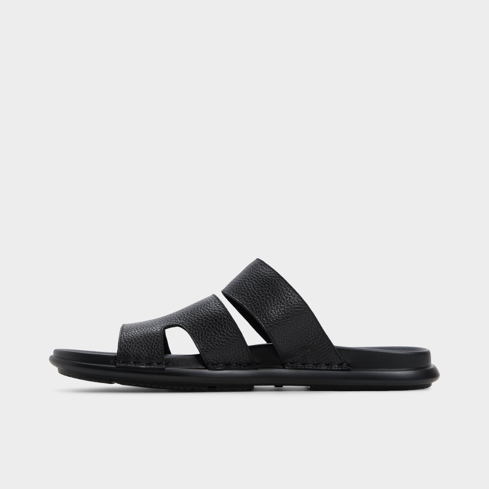Windham Black Men's Sandals & Slides - Slide sandal | Aldo Signature