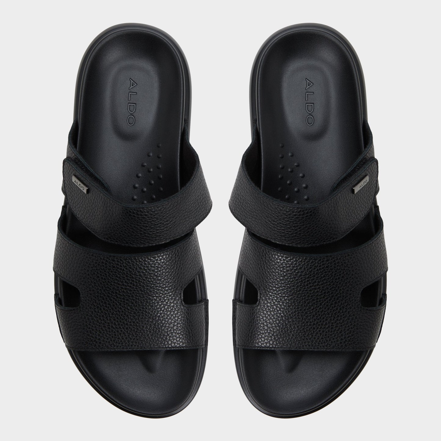 Windham Black Men's Sandals & Slides - Slide sandal | Aldo Signature