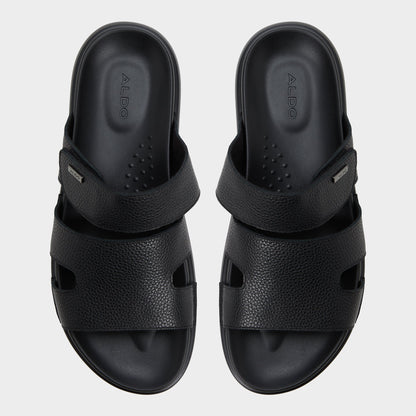 Windham Black Men's Sandals & Slides - Slide sandal | Aldo Signature