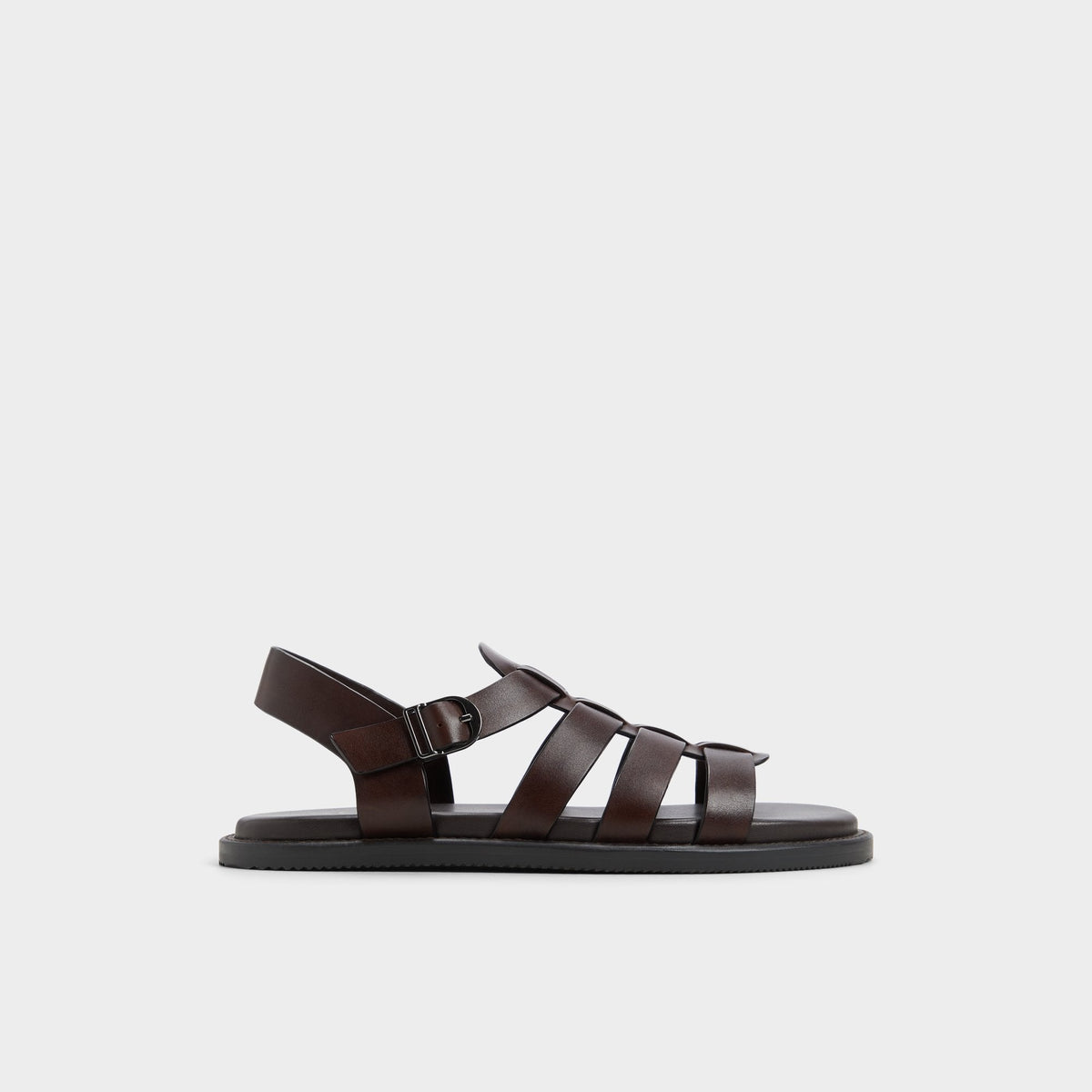 Warley Dark Brown Men's Sandals & Slides - Strappy flat sandal | Aldo Premium