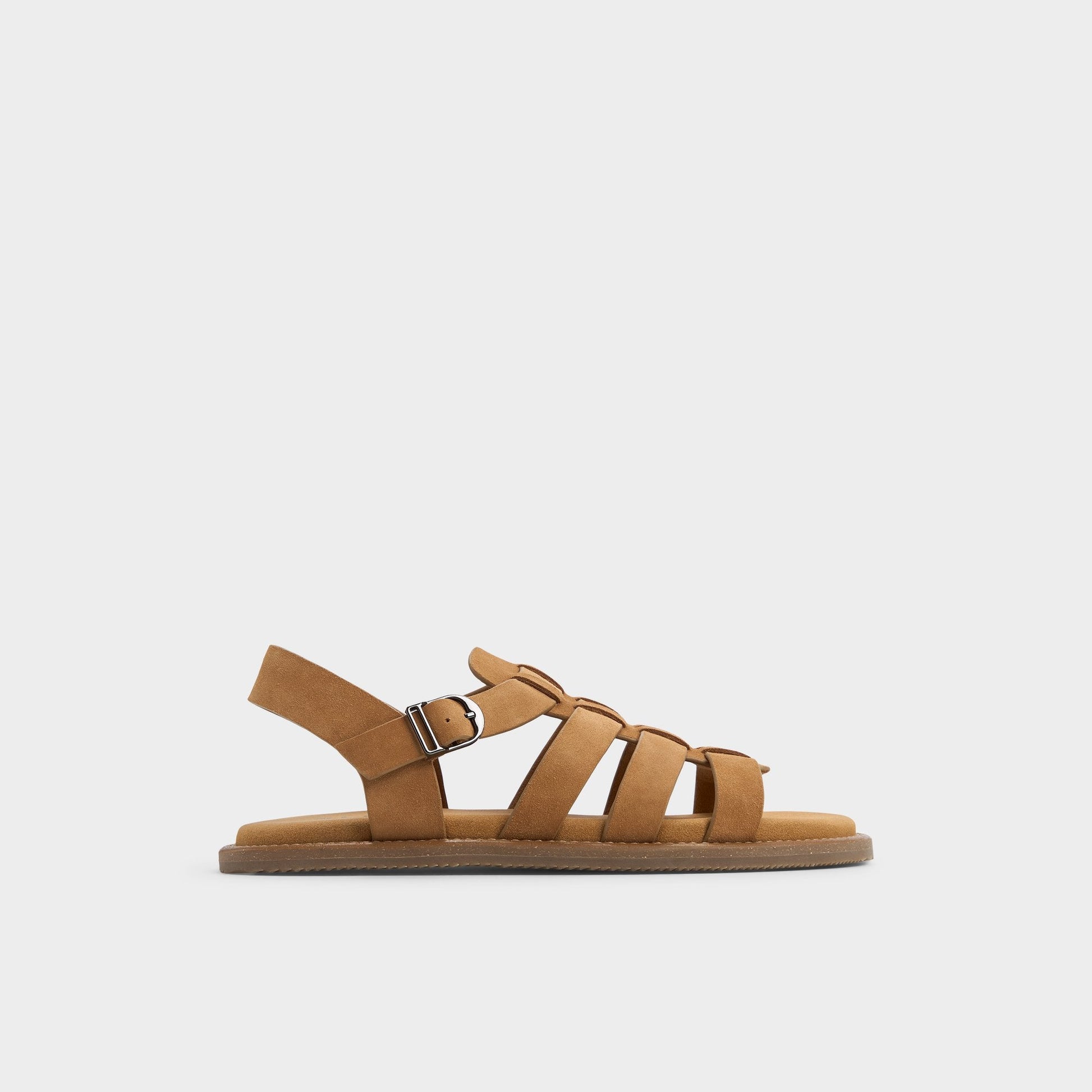 Warley Camel Men's Sandals & Slides - Strappy flat sandal | Aldo New