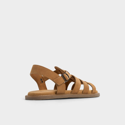 Warley Camel Men's Sandals & Slides - Strappy flat sandal | Aldo New