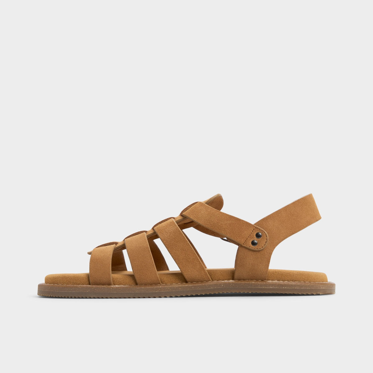 Warley Camel Men's Sandals & Slides - Strappy flat sandal | Aldo New