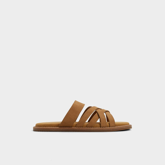 Haniff Camel Men's Sandals & Slides - Strappy flat sandal | Aldo Featured