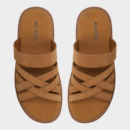 Haniff Camel Men's Sandals & Slides - Strappy flat sandal | Aldo Featured