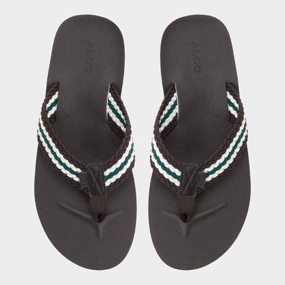 Adede Dark Brown Men's Flip flops - Flip flop | Aldo Popular
