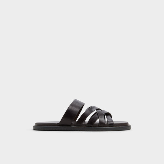 Haniff Brown Men's Sandals & Slides - Strappy flat sandal | Aldo Signature