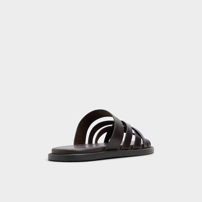 Haniff Brown Men's Sandals & Slides - Strappy flat sandal | Aldo Signature