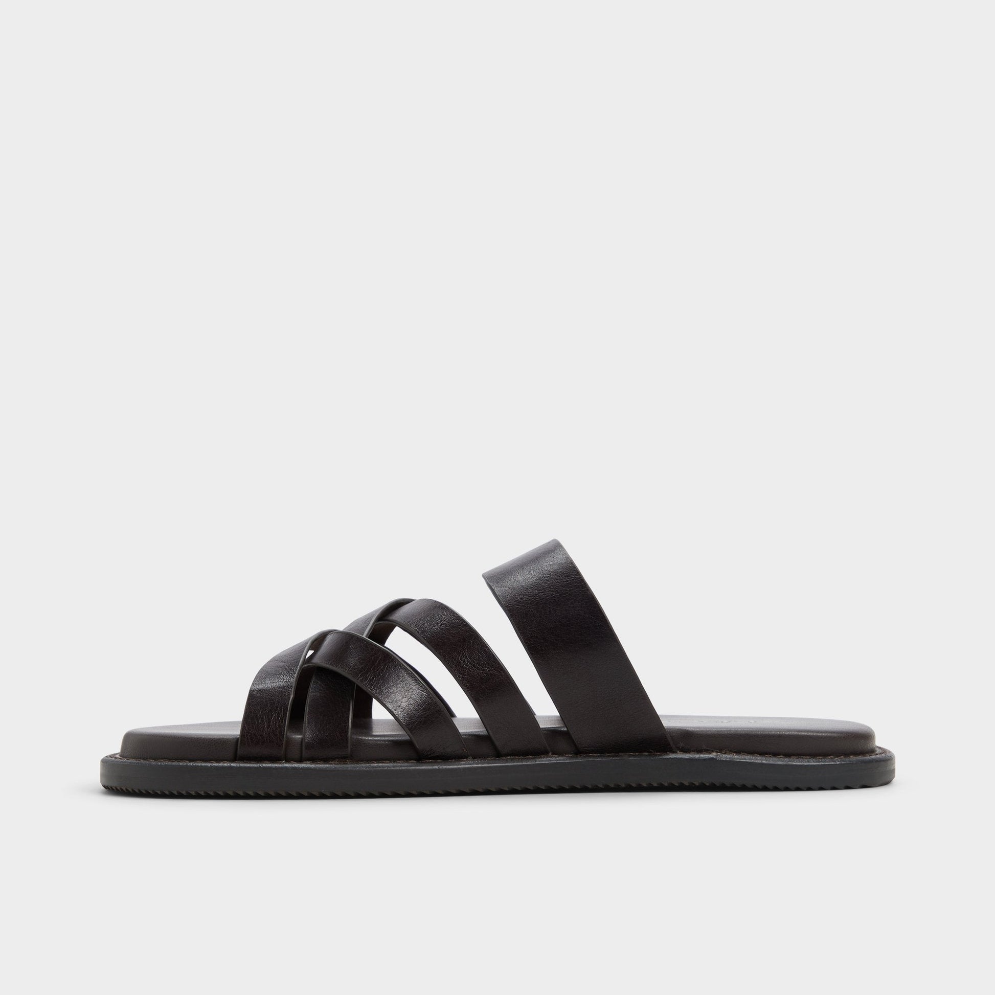 Haniff Brown Men's Sandals & Slides - Strappy flat sandal | Aldo Signature