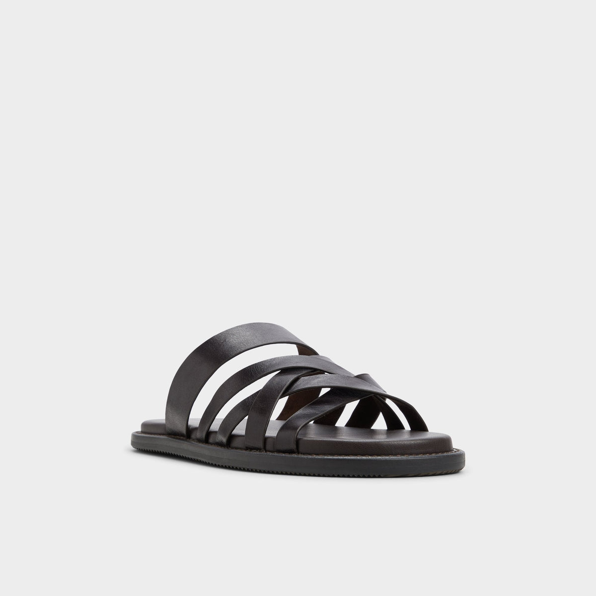 Haniff Brown Men's Sandals & Slides - Strappy flat sandal | Aldo Signature