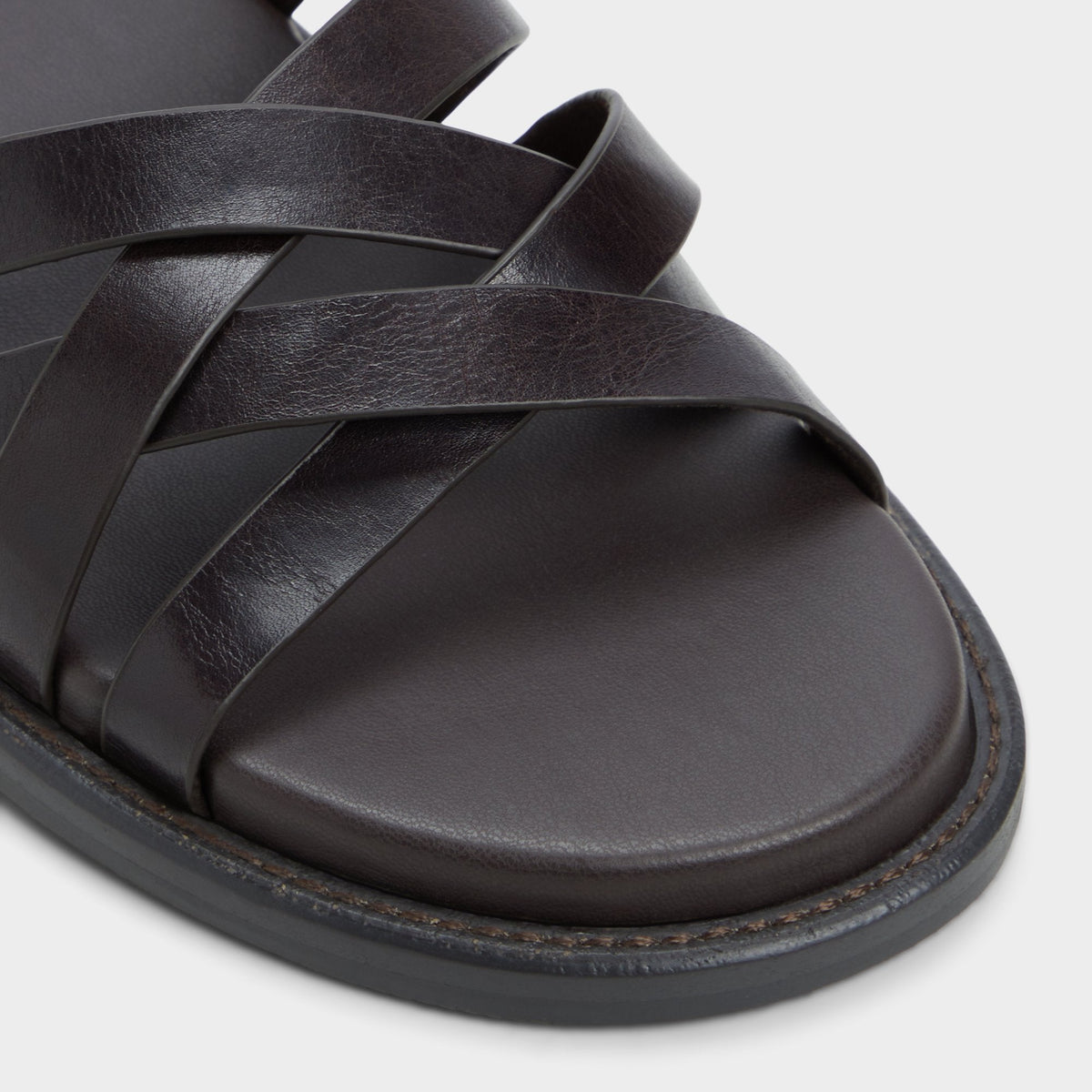 Haniff Brown Men's Sandals & Slides - Strappy flat sandal | Aldo Signature