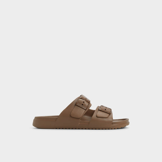 Hideo Light Brown Men's Slides - Slide sandal | Aldo New