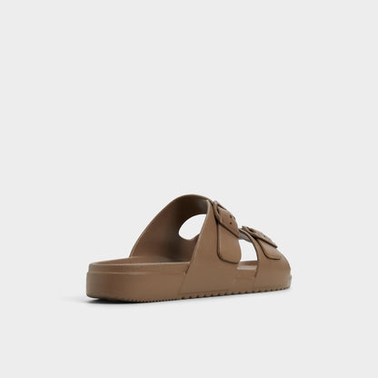 Hideo Light Brown Men's Slides - Slide sandal | Aldo New